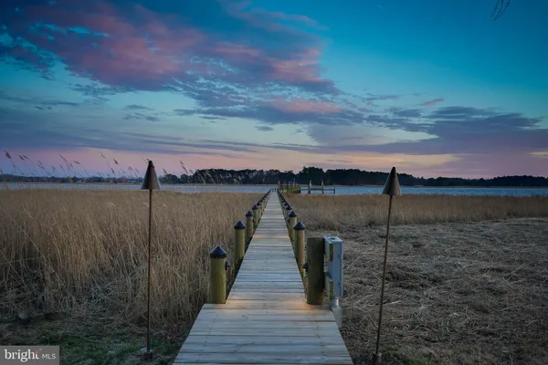 a view of a lake with a floor