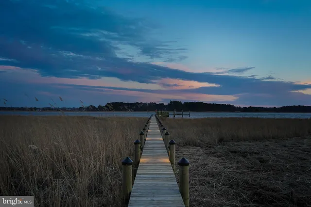a view of a lake with a floor