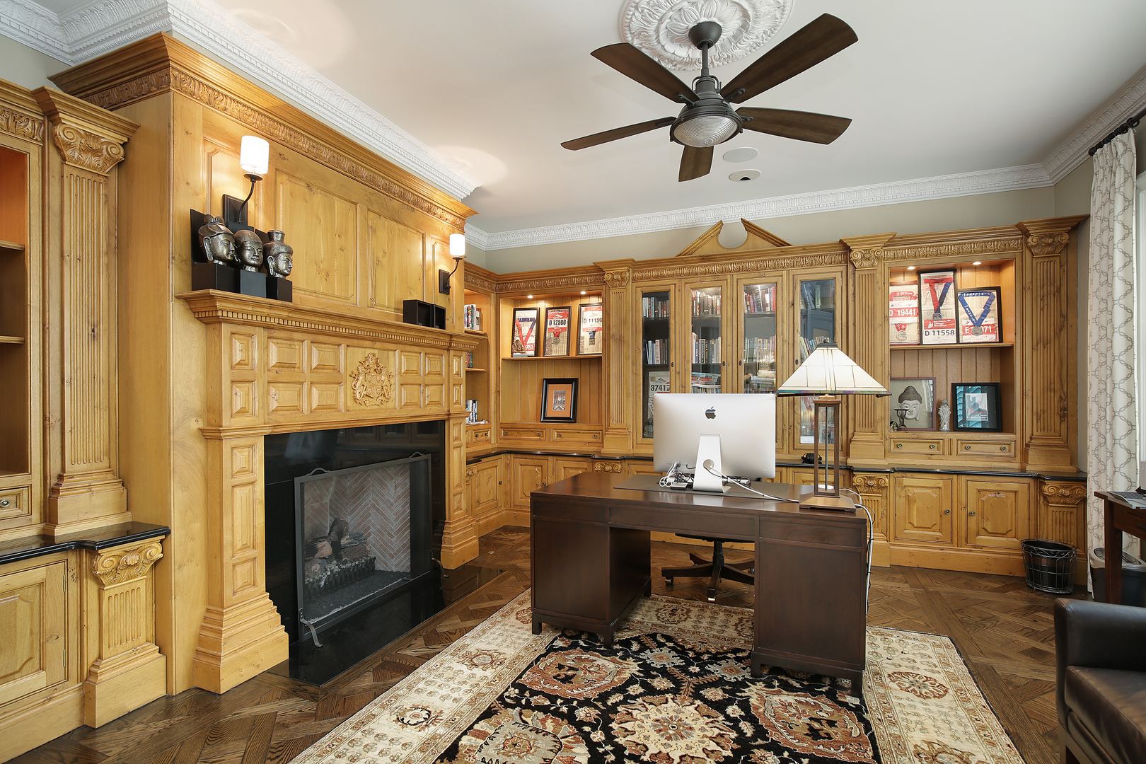 500 Voltz Road Northbrook, IL 60062 - Photo 13 of 35 a living room with furniture and a fireplace