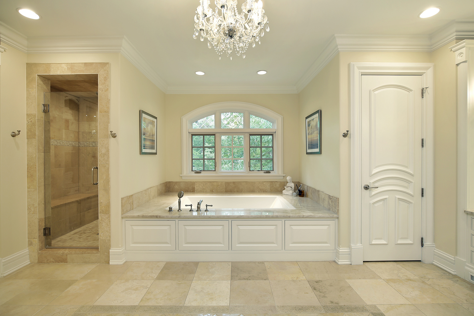 500 Voltz Road Northbrook, IL 60062 - Photo 15 of 35 a spacious bathroom with a tub shower and window