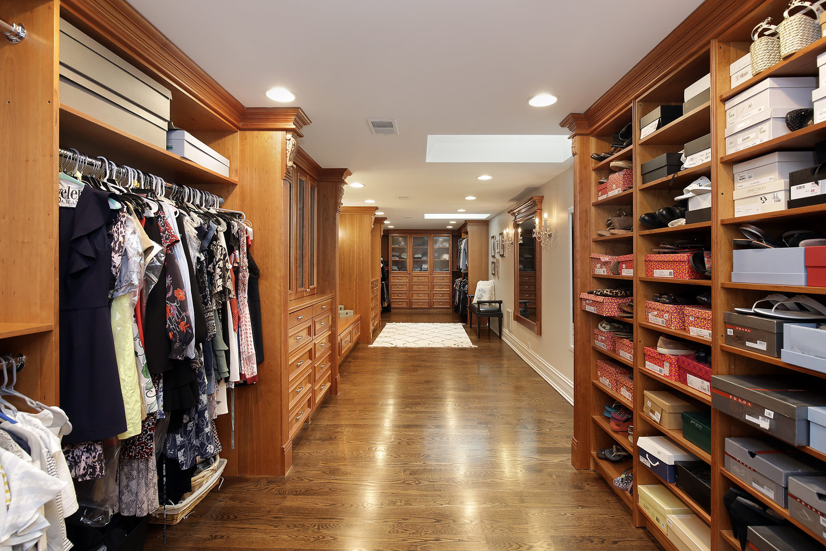 500 Voltz Road Northbrook, IL 60062 - Photo 18 of 35 a view of walk in closet with clothes and shoes