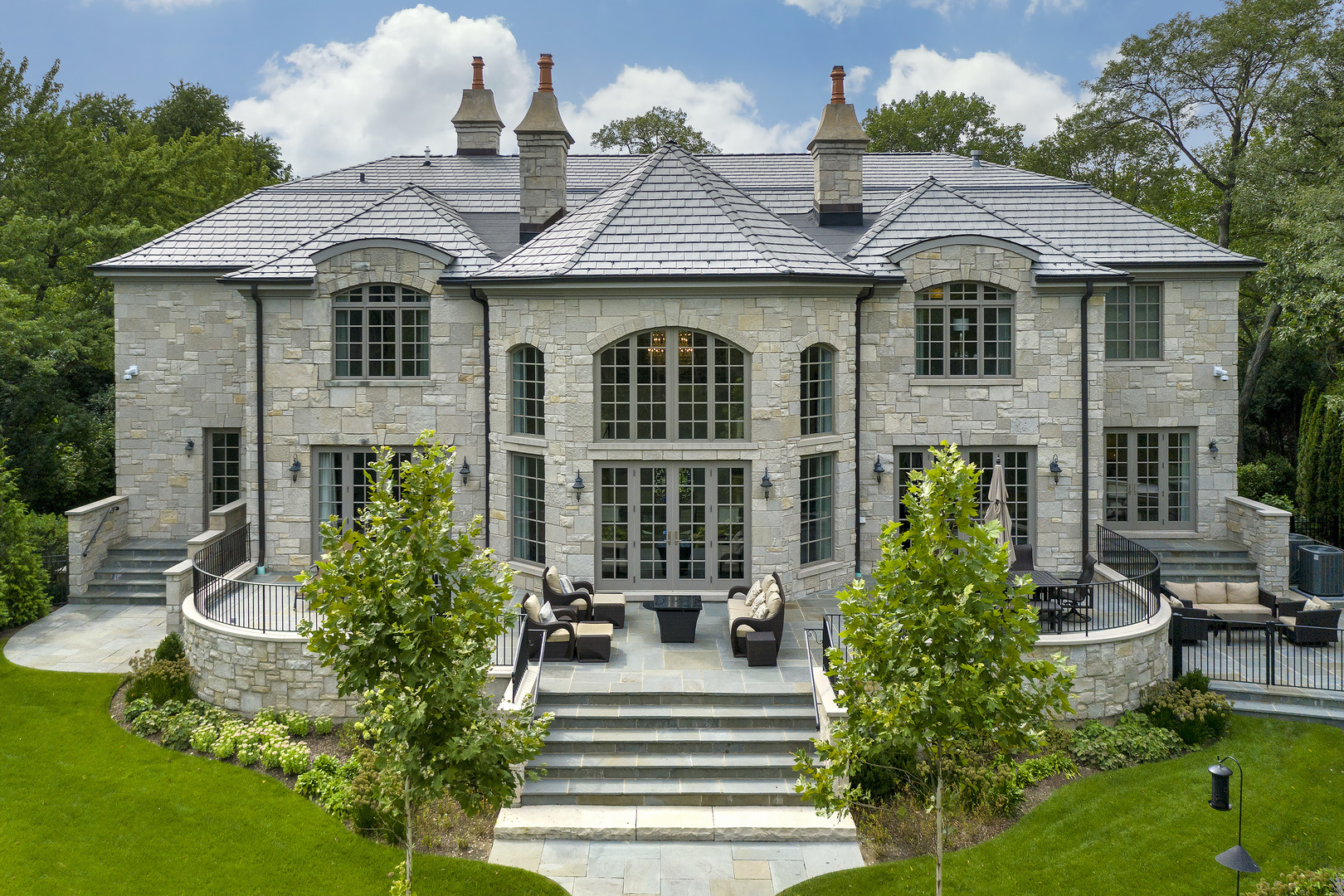 500 Voltz Road Northbrook, IL 60062 - Photo 35 of 35 a front view of a house with a garden and plants