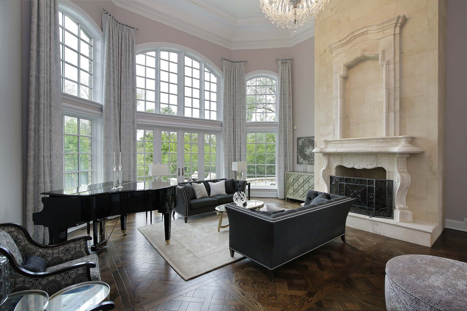500 Voltz Road Northbrook, IL 60062 - Photo 10 of 35 a living room with furniture and large windows