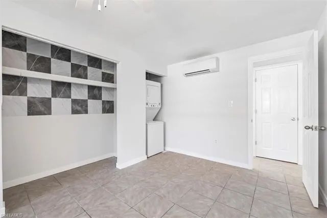 a view of a black and white checkered floor