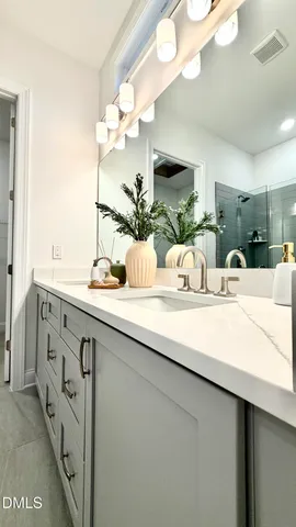 a view of porch with a tv