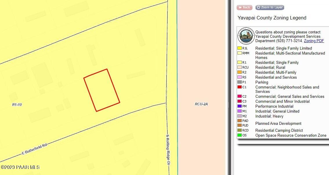 20960 East Butterfield Road Mayer, AZ 86333 - Photo 35 of 36 Zoning R1-10