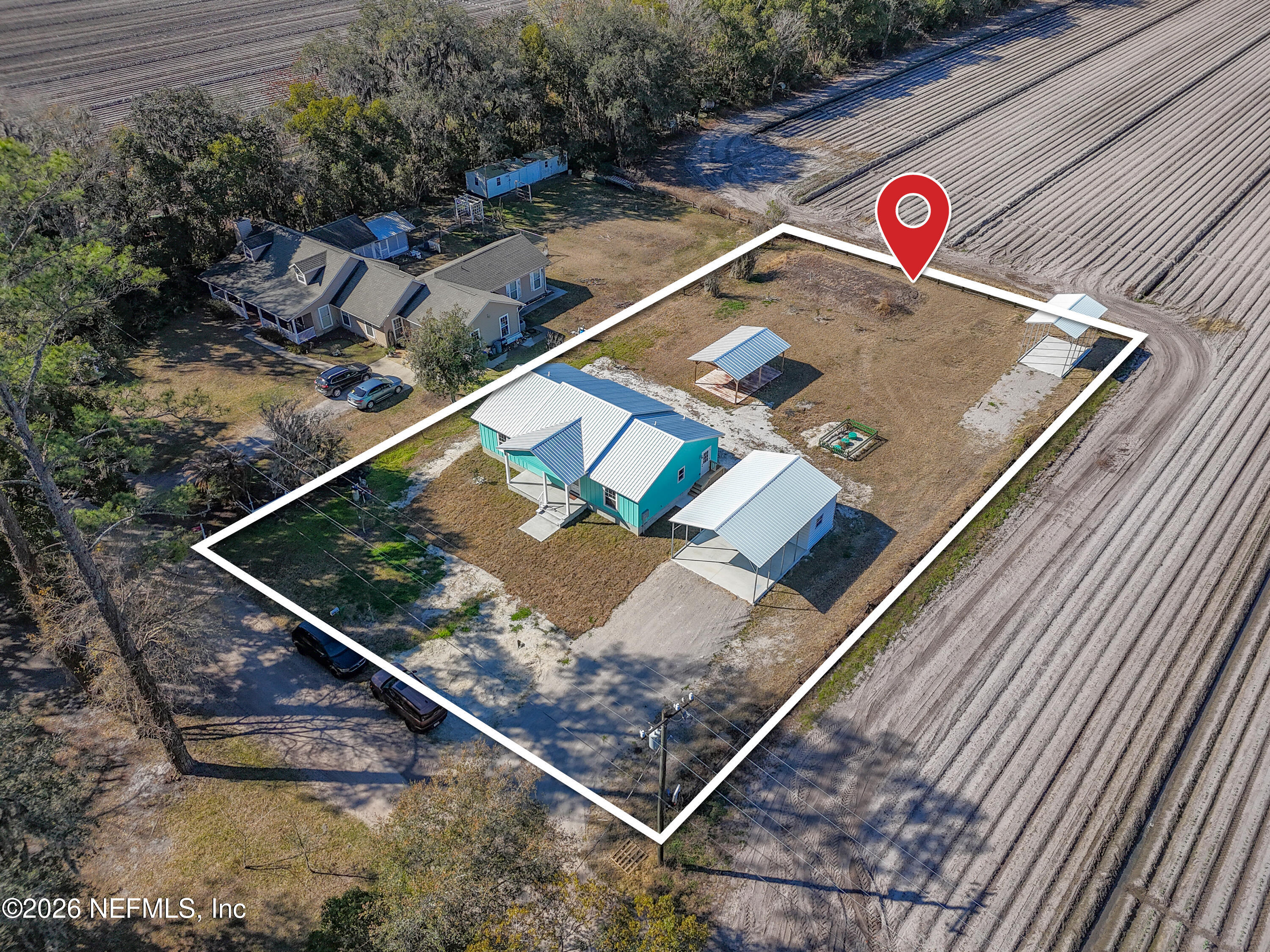 90 Register Burrell Road Hastings, FL 32145 - Photo 50 of 61 -90 Register Burrell Road-Lot Line-1
