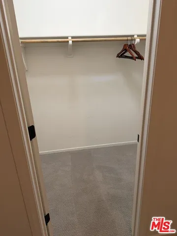 a close view of closet