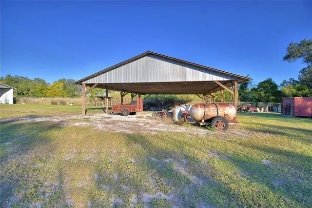 a view of outdoor space with seating area