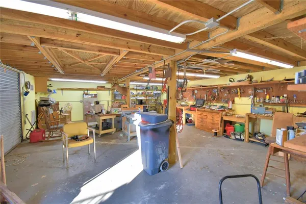 a view of storage and utility room
