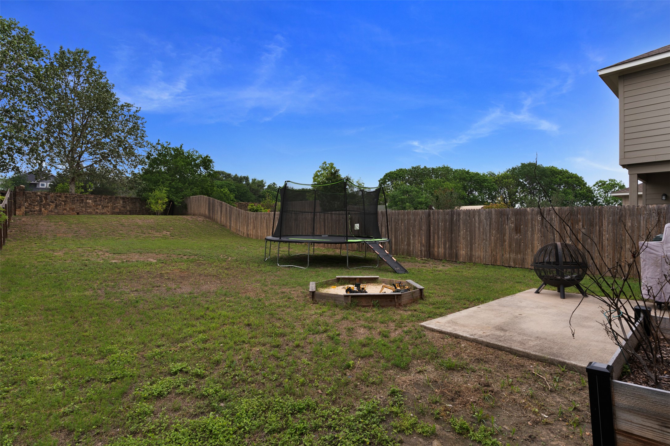 925 Stampede Road San Marcos, TX 78666 - Photo 36 of 39 Left Backyard View