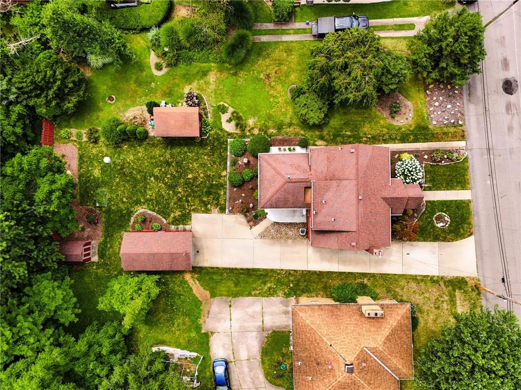30 Colecrest Street Carnegie, PA 15106 - Photo 39 of 41 an aerial view of house with yard swimming pool and outdoor seating