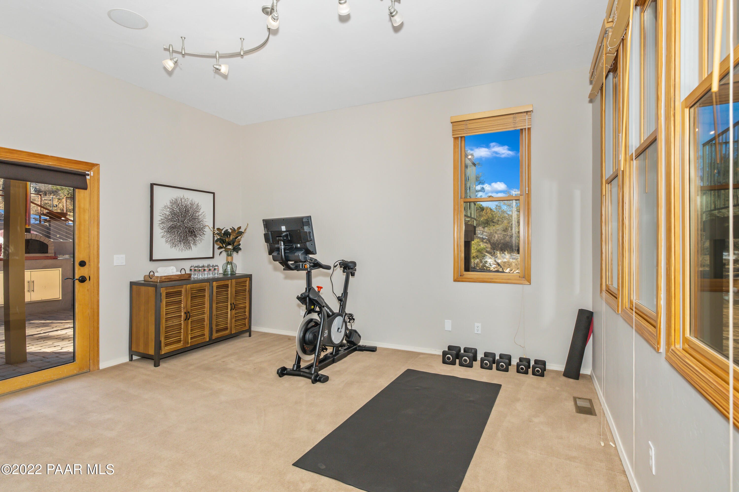 3000 Shadow Valley Ranch Road Prescott, AZ 86305 - Photo 25 of 54 a view of a room with gym equipment