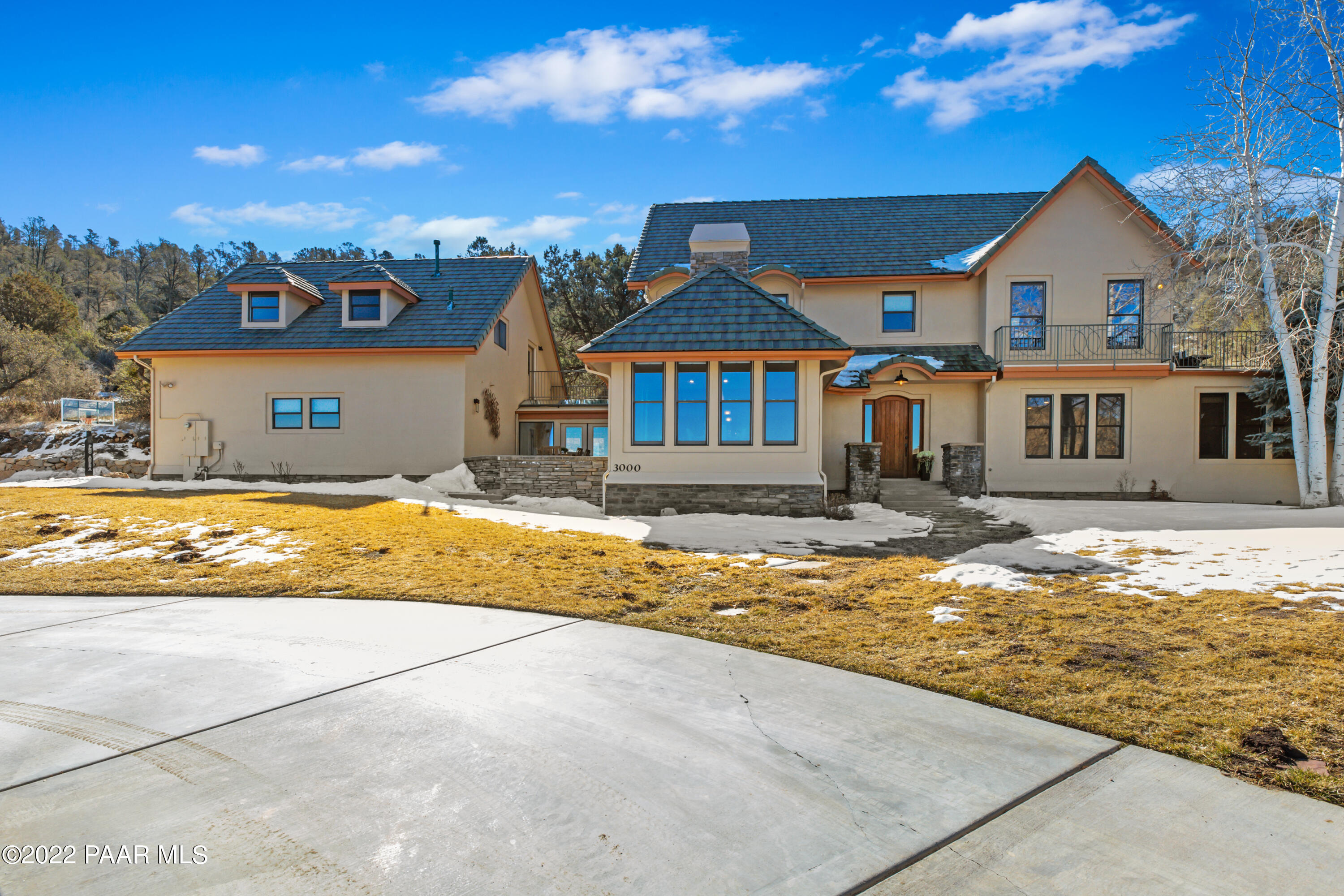 3000 Shadow Valley Ranch Road Prescott, AZ 86305 - Photo 3 of 54 a front view of a house with swimming pool