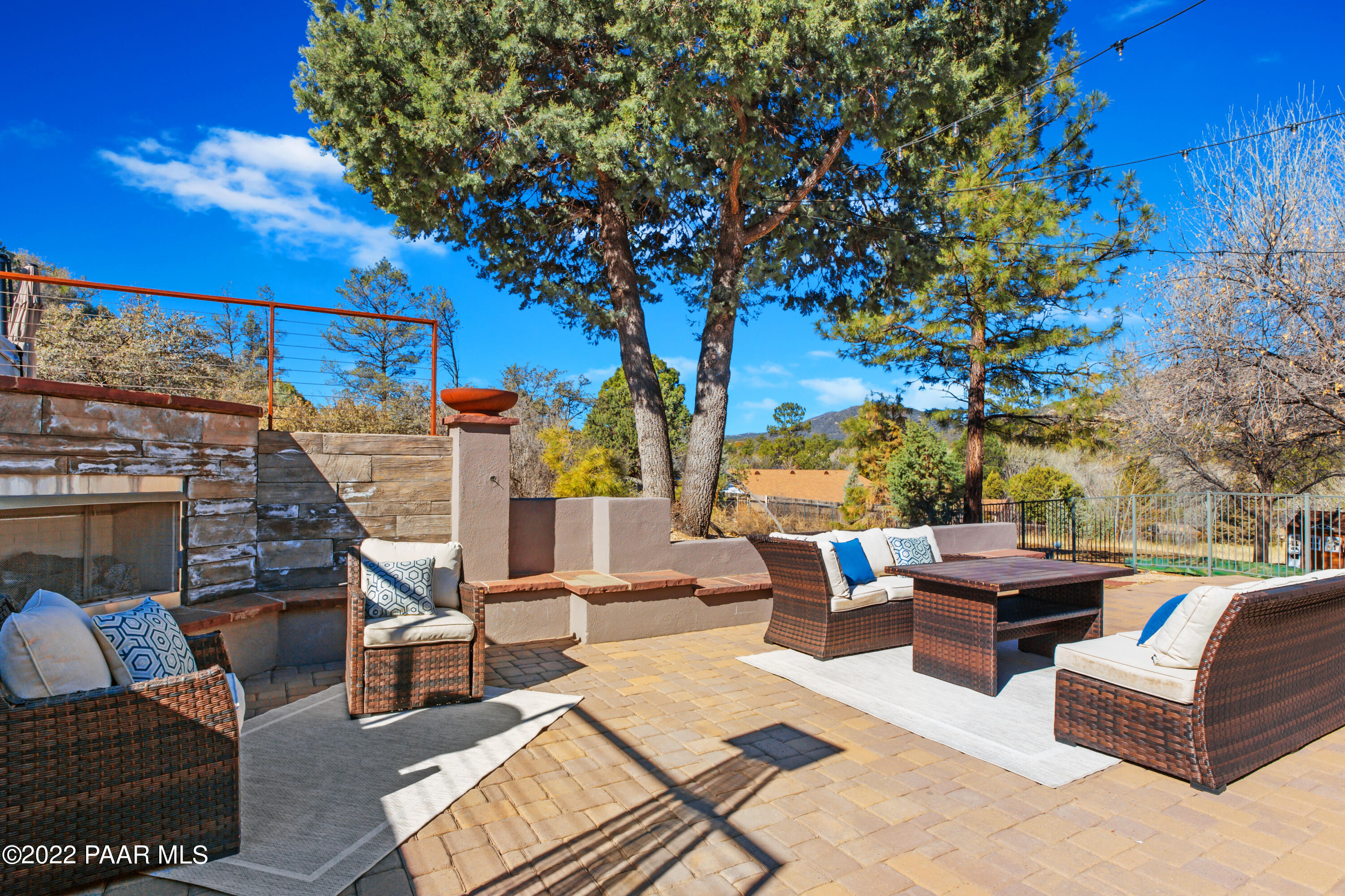 3000 Shadow Valley Ranch Road Prescott, AZ 86305 - Photo 45 of 54 a view of a patio with couches and potted plants