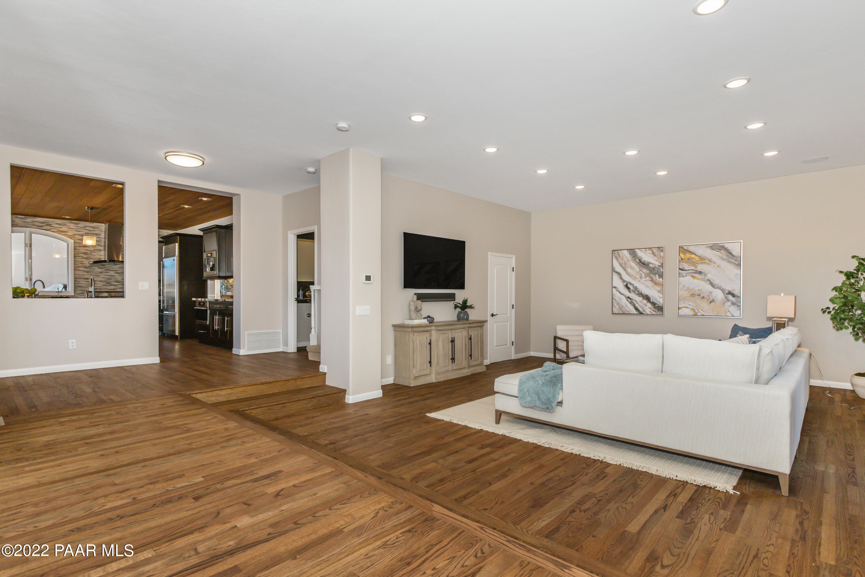 3000 Shadow Valley Ranch Road Prescott, AZ 86305 - Photo 10 of 54 a living room with furniture and a flat screen tv