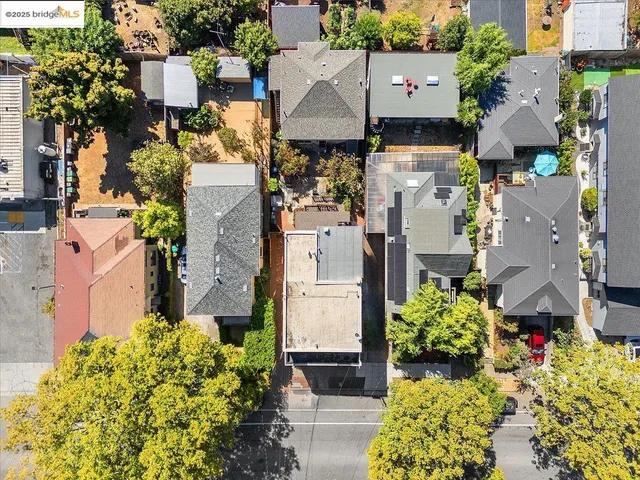 a aerial view of a house