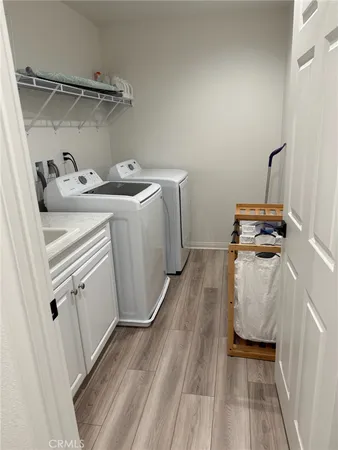 a view of a room with storage and utility