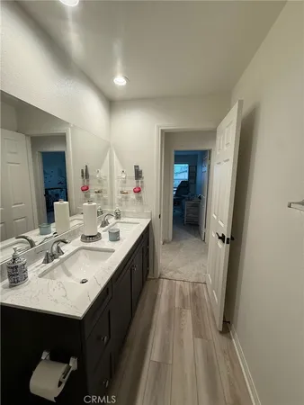 a workspace with furniture