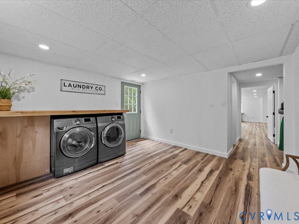 2291 Pony Farm Road Maidens, VA 23102 - Photo 29 of 43 a view of washer and dryer with bathroom
