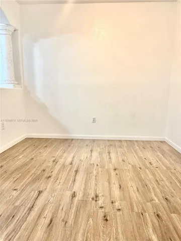 wooden floor in a room