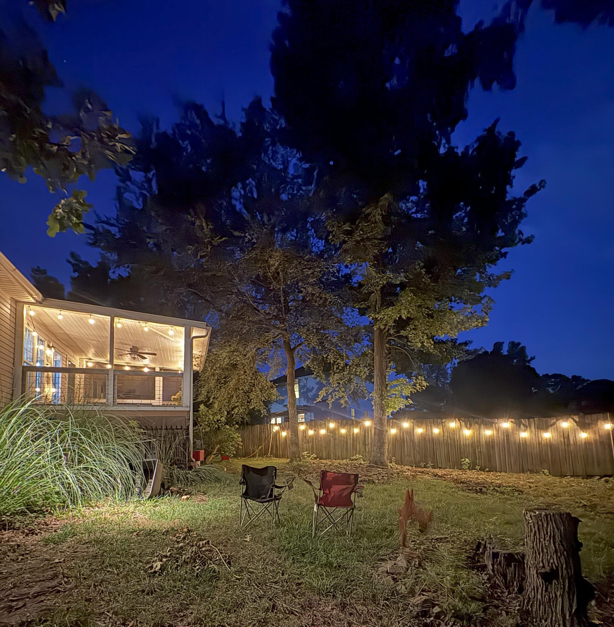 2137 Sargent Daly Drive Chattanooga, TN 37421 - Photo 5 of 33 20b- Nightime in Backyard