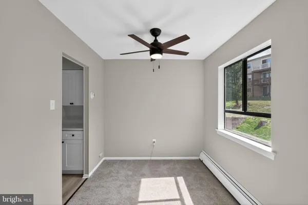 a view of an empty room