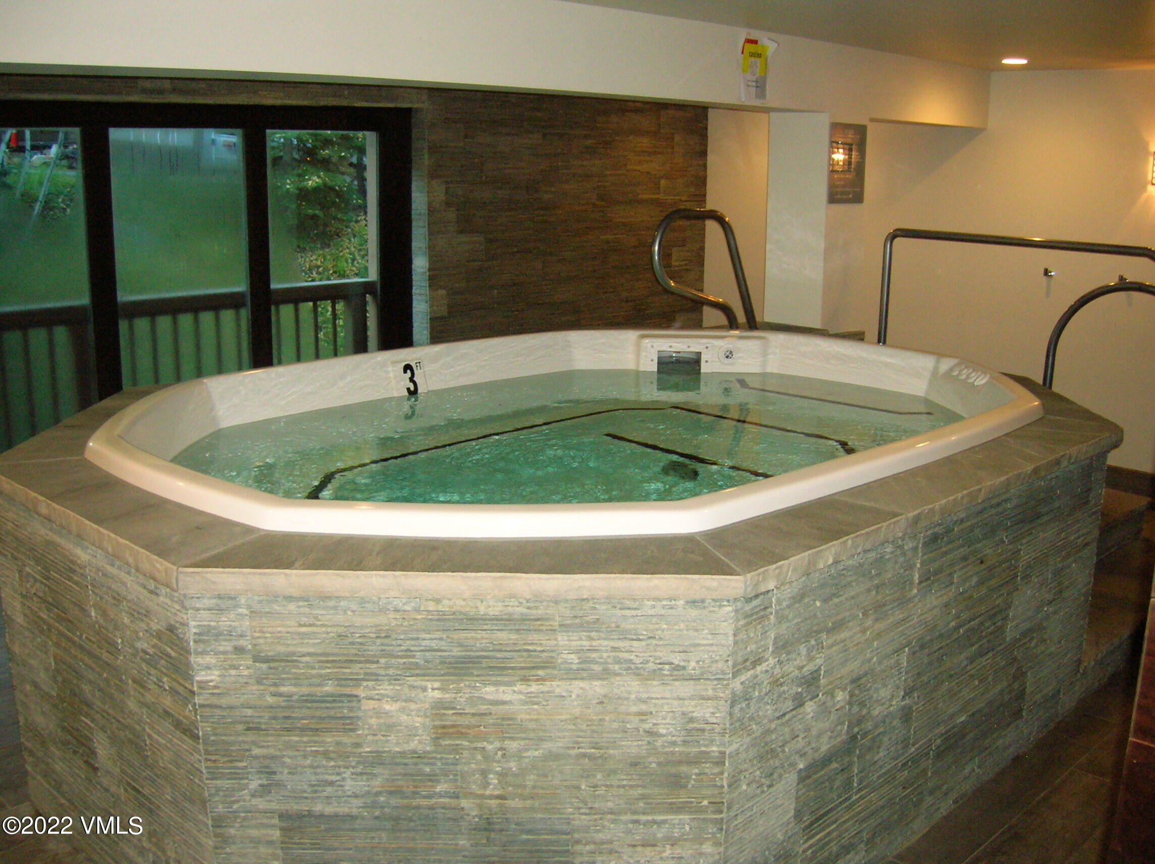 In-building hot tub