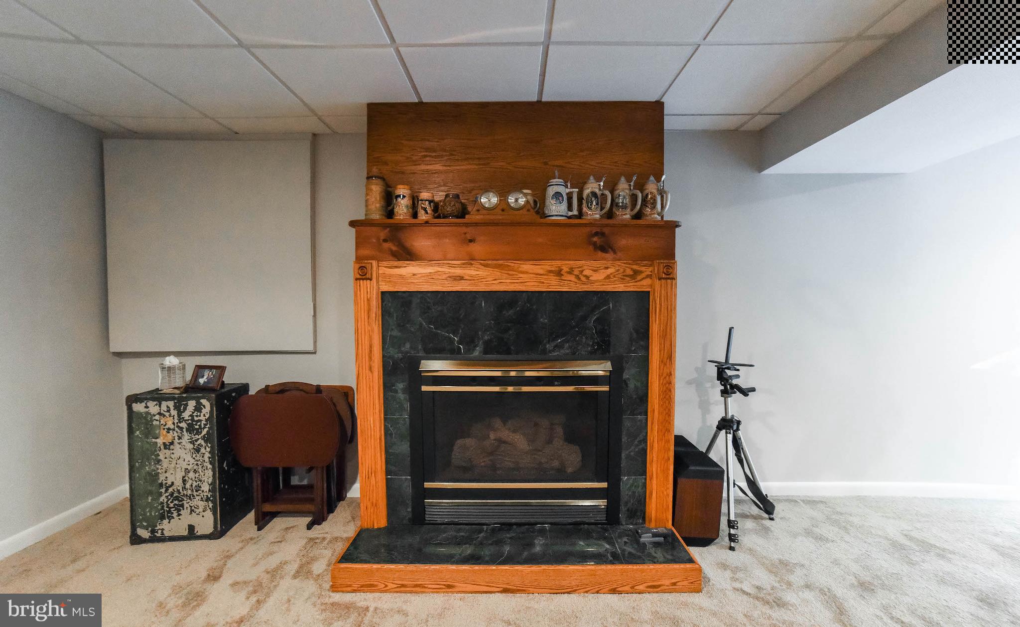 8445 Waverly Road Owings, MD 20736 - Photo 24 of 36 a living room with furniture and a fireplace