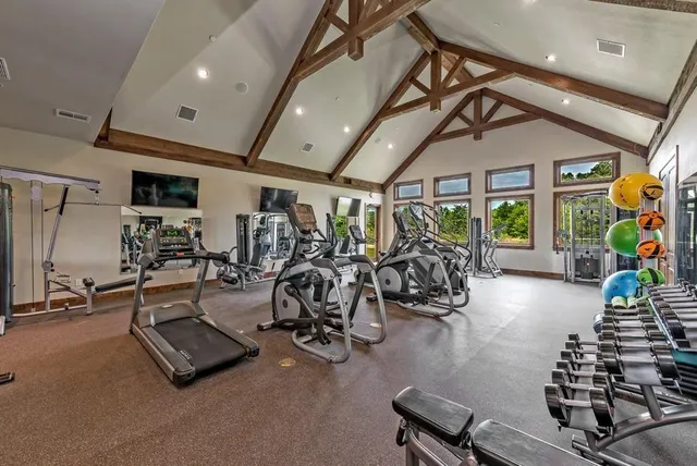 a view of a golf course