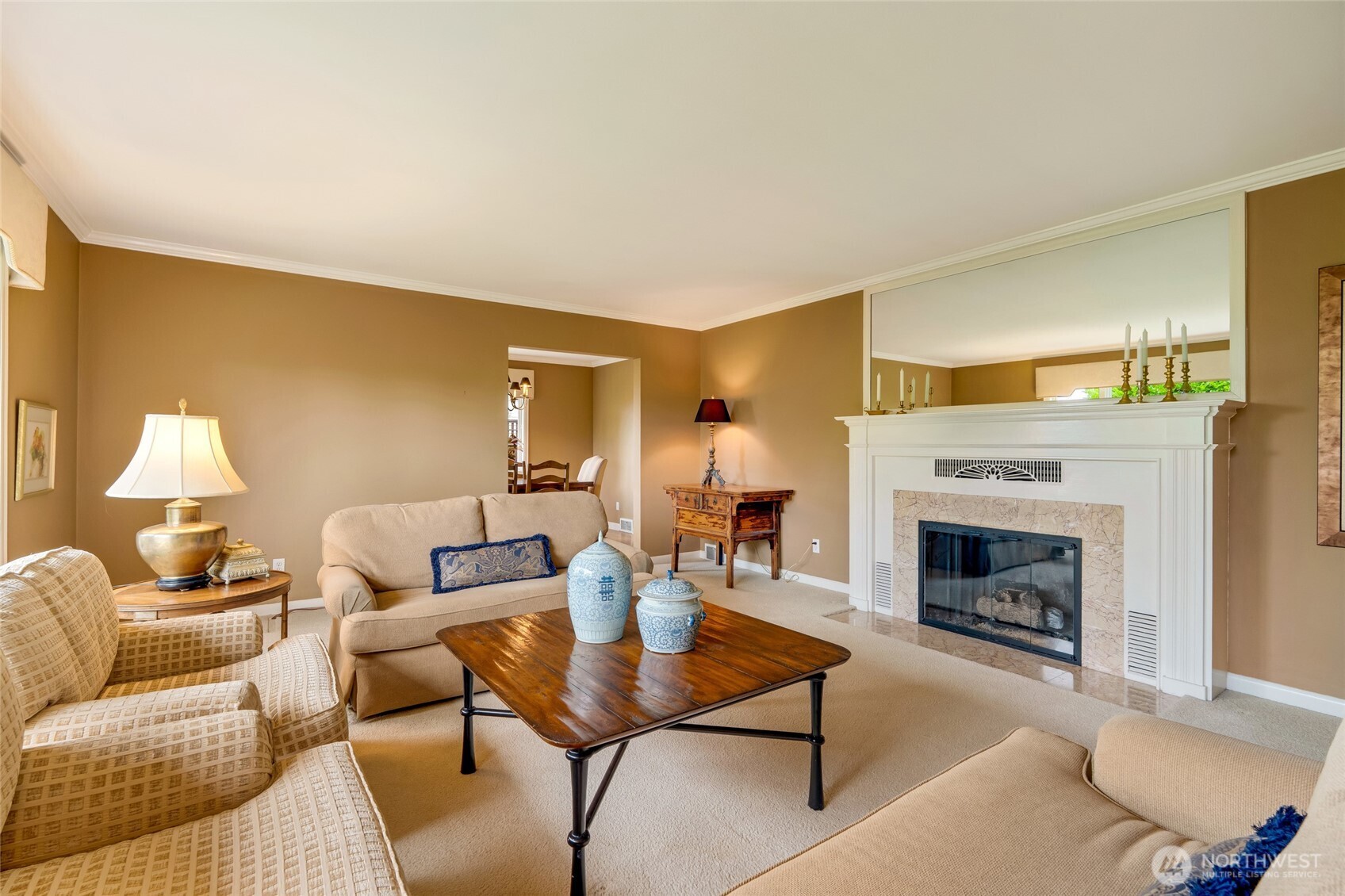 811 Rucker Avenue Everett, WA 98201 - Photo 7 of 34 a living room with furniture and a fireplace