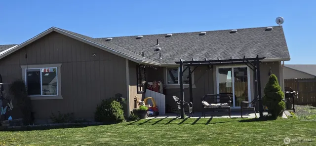 a view of outdoor space and yard
