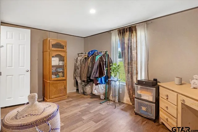 a view of a walk in closet