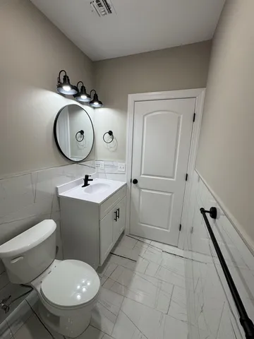 a view of a lake with a outdoor space