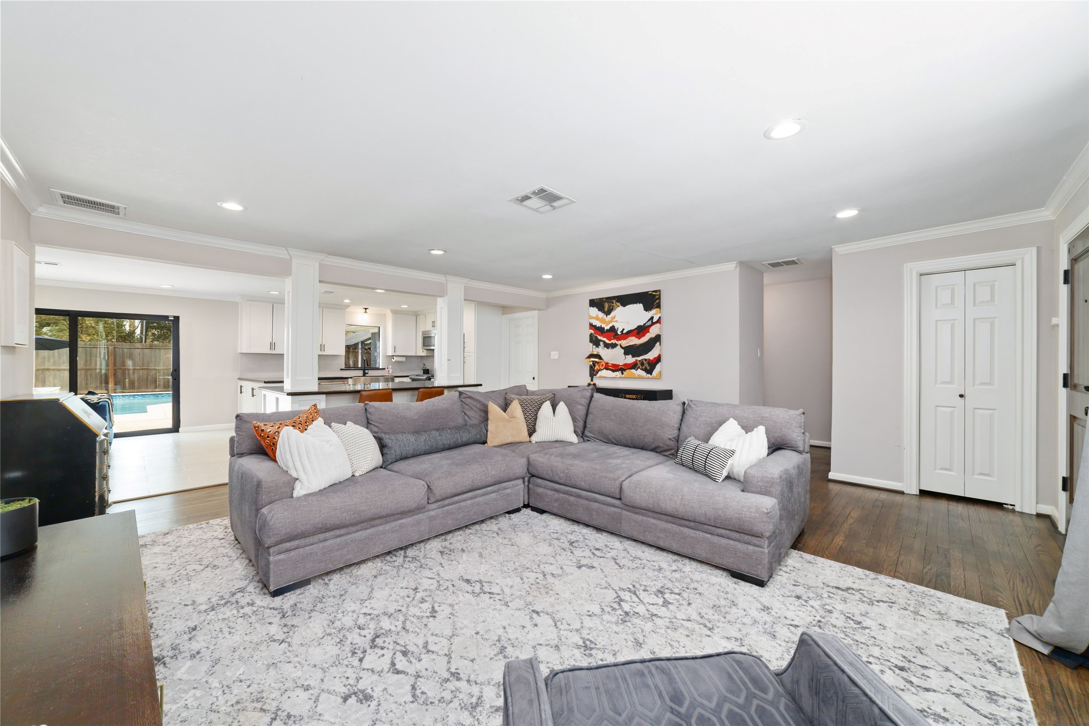 10607 Chimney Rock Road Houston, TX 77096 - Photo 21 of 35 Zoned to Parker and Meyerland Performing & Visual Arts, with the option to walk or bike instead of sitting in a car line. Mornings run easier, and you get that time back. The neighborhood still feels like the era it was built in… people know each other, and it shows.