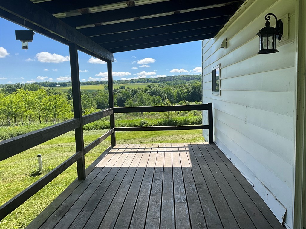 6801 Frazier Road Sempronius, NY 13118 - Photo 31 of 33 Back Deck View