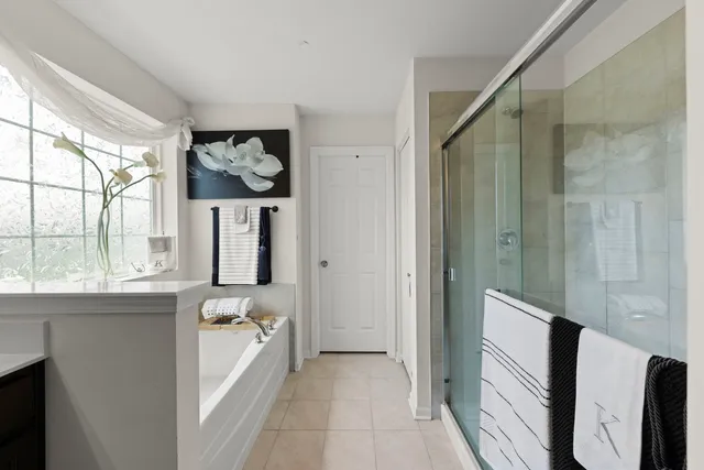 a view of front door and bedroom