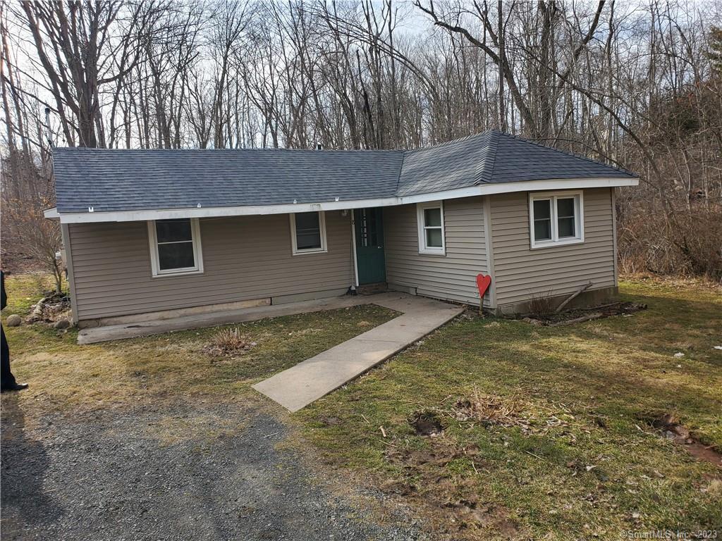 a backyard of a house