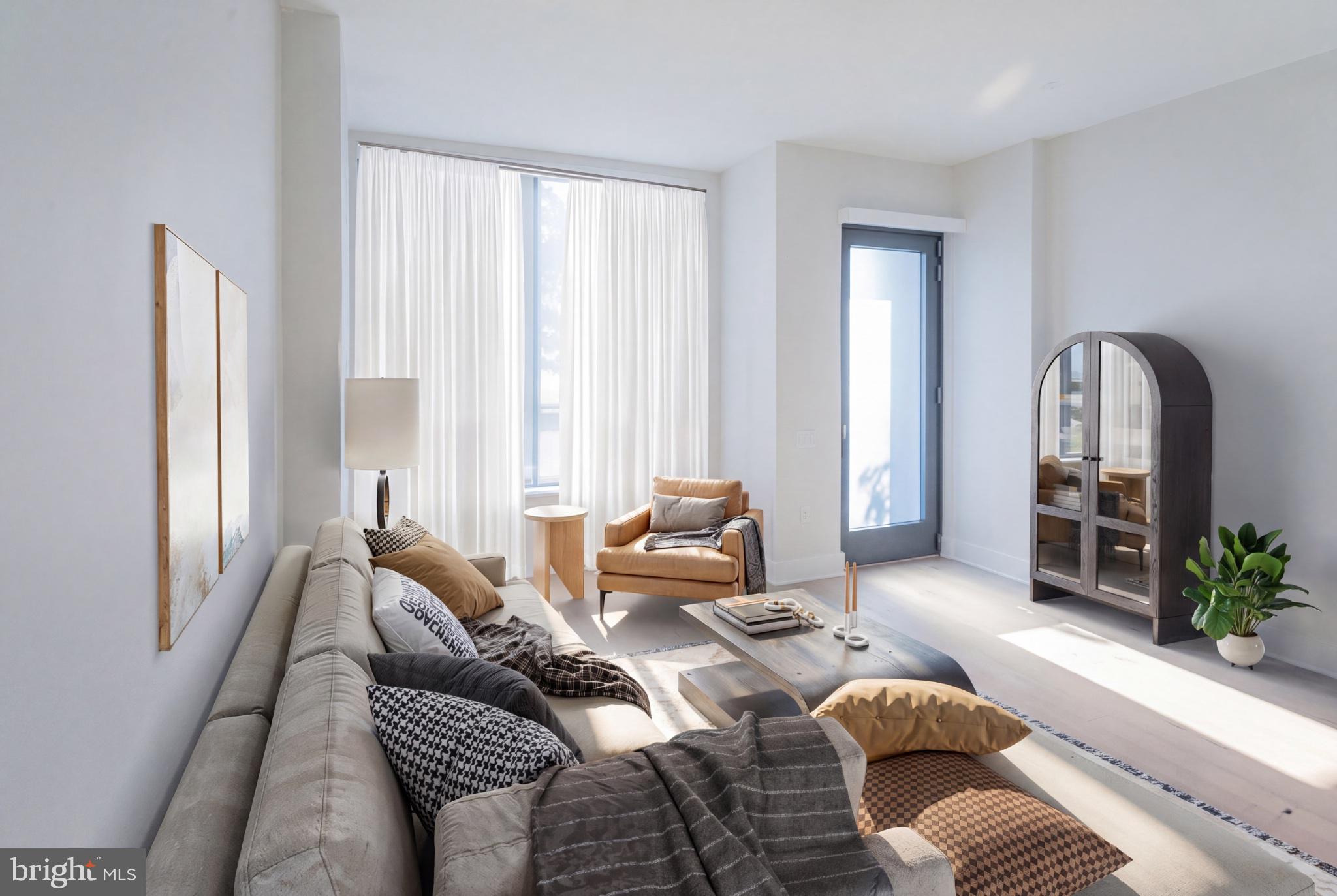 1211 Van Street Southeast, Unit TH1C Washington, DC 20003 - Photo 1 of 31 Bright and airy modern living space.