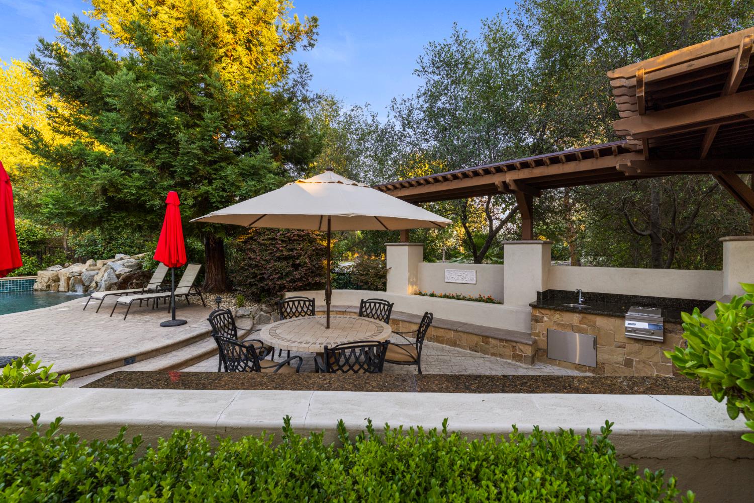 5869 Granite Hills Drive South Granite Bay, CA 95746 - Photo 51 of 66 an outdoor space with seating area and trees