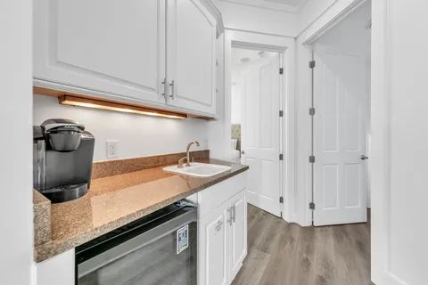 a view of a city from a balcony