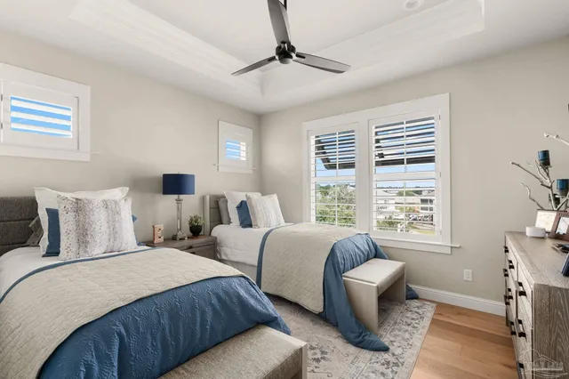 a view of swimming pool with outdoor seating and yard in back