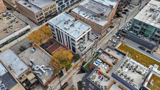 a car parked in front of a building