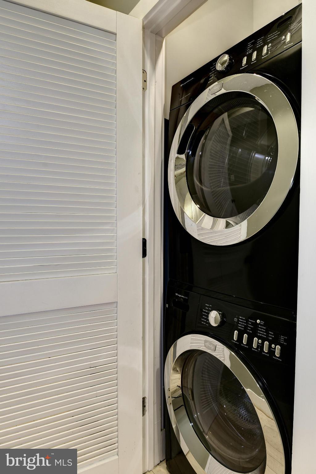 1126 Columbia Road Northwest, Unit 3 Washington, DC 20009 - Photo 13 of 23 a close up view of washer and dryer
