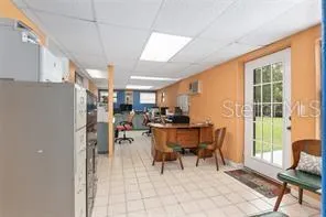 a car parked in a room