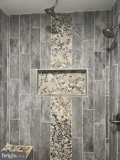 206 Stevens Road Middle River, MD 21220 - Photo 16 of 31 Elegant shower with textured tiles.