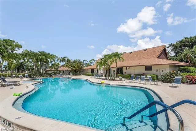 a view of swimming pool and lake view