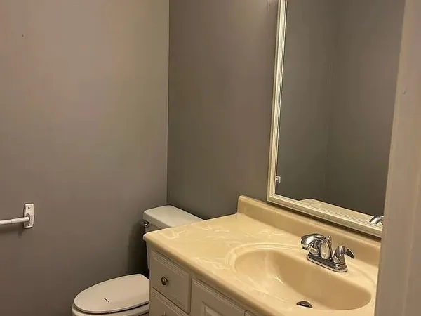 a bathroom with a sink and a toilet