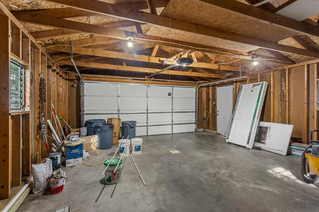 a view of storage and utility room