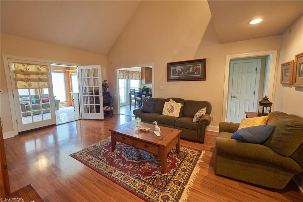 3337 New Salem Road Climax, NC 27233 - Photo 8 of 30 Living room view towards kitchen and sunroom